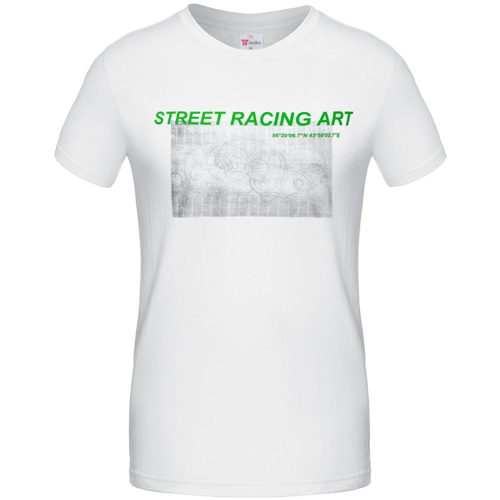 Футболка Street Racing Art, белая